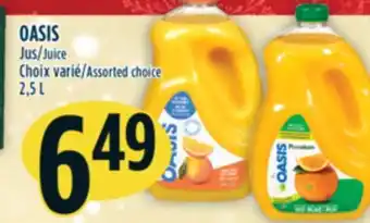 Marché Adonis Oasis jus offer