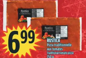 Marché Adonis Rustica pizza traditionnelle aux tomates offer