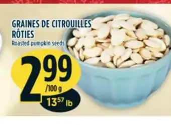 Marché Adonis Graines de citrouilles rôties offer