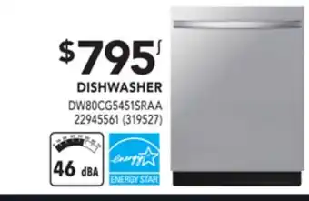 Réno Dépôt Samsung dishwasher offer