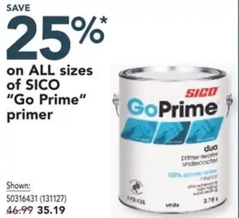 Réno Dépôt Sico all sizes of sico go prime primer offer