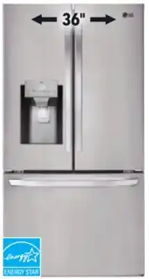 Réno Dépôt Lg 28 cu. ft. refrigerator offer