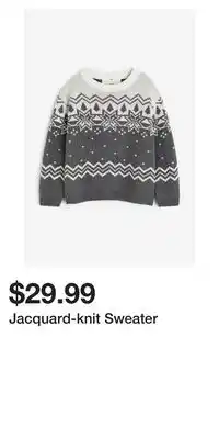 H&M Jacquard-knit sweater offer