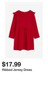 H&M Ribbed jersey dress offer