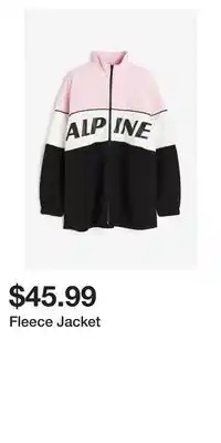 H&M Fleece jacket offer