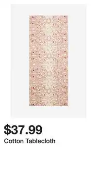 H&M Cotton tablecloth offer