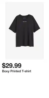 H&M Boxy printed t-shirt offer