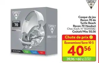 Walmart Turtle beach recon 70 headset offer