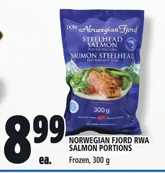 Metro Norwegian fjord rwa salmon portions offer