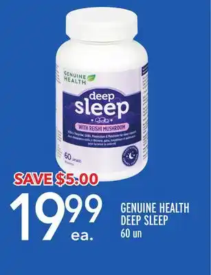 Metro Genuine health deep sleep offer