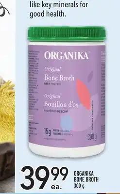 Metro Organika bone broth offer