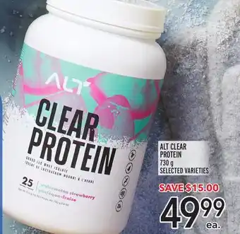 Metro Alt clear protein offer