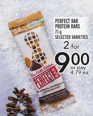 Metro Perfect bar protein bars offer