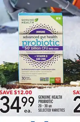 Metro Genuine health probiotic offer
