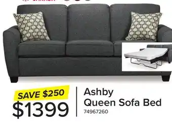 Leon's Ashby queen sofa bed - grey offer