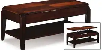 Leon's Lennox lift-top coffee table - walnut offer