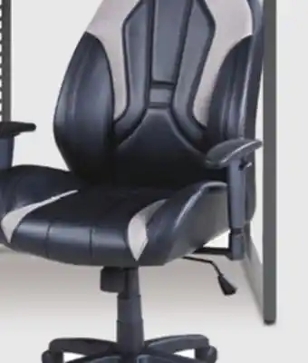 Leon's Zane office chair - black and grey offer