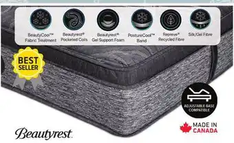 Leon's Beautyrest world class monarch firm queen mattress offer