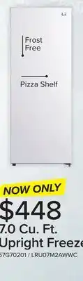 Leon's L2 white upright freezer (7.0 cu. ft.) - lru07m2awwc offer