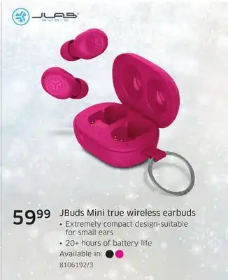 The Source Jlab jbuds mini true wireless earbuds offer