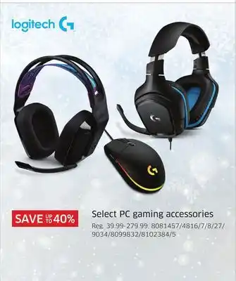 The Source Logitech select pc gaming accessories offer