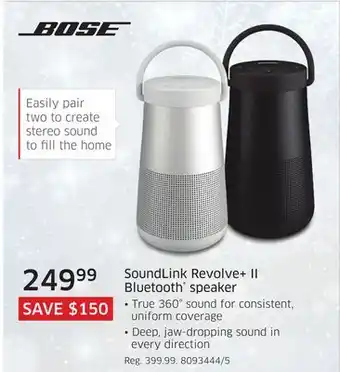 The Source Bose soundlink revolve+ ii bluetooth speaker offer