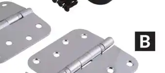 Princess Auto Chrome 2 pc 21 in. hinges offer