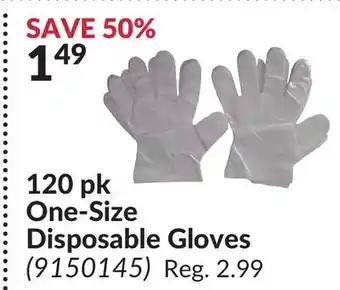 Princess Auto 120 pk one-size disposable gloves offer