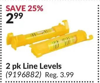 Princess Auto 2 pk line levels offer