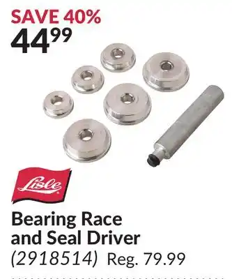 Princess Auto Bearing race and seal driver offer