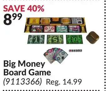 Princess Auto Big money board game offer