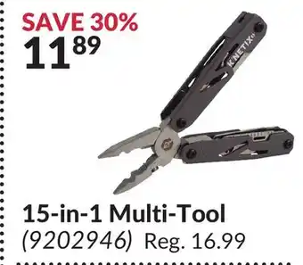 Princess Auto 15-in-1 multi-tool offer