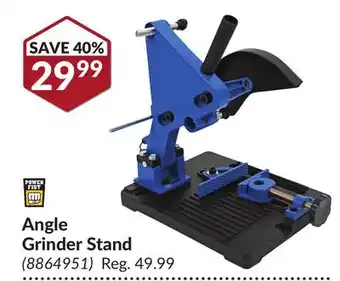 Princess Auto Power fist angle grinder stand offer