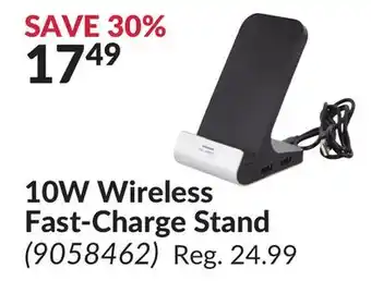 Princess Auto 10w wireless fast-charge stand offer