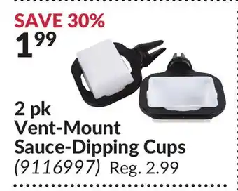 Princess Auto 2 pk vent-mount sauce-dipping cups offer