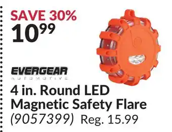 Princess Auto 4 in. round led magnetic safety flare offer