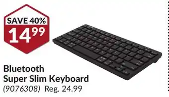 Princess Auto Bluetooth super slim keyboard offer