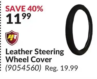 Princess Auto Leather steering wheel cover offer