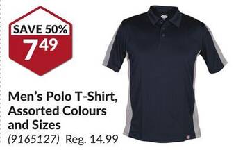 Princess Auto Men's polo t-shirt offer