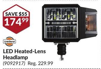Princess Auto Led heated-lens headlamp offer