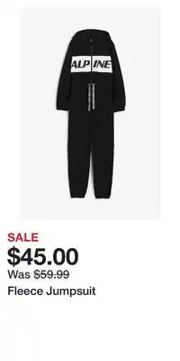 H&M Fleece jumpsuit offer
