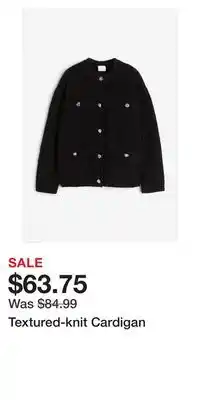 H&M Textured-knit cardigan offer