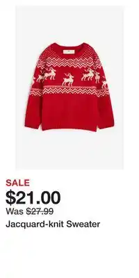 H&M Jacquard-knit sweater offer