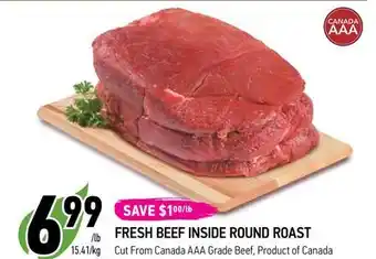 Coppa's Fresh Market Fresh beef inside round roast offer