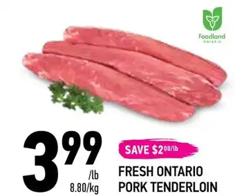 Coppa's Fresh Market Fresh ontario pork tenderloin offer