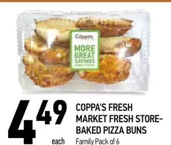 Coppa's Fresh Market Coppa's fresh market fresh store- baked pizza buns offer