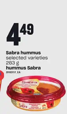 Independent City Market Sabra hummus, 283 g offer