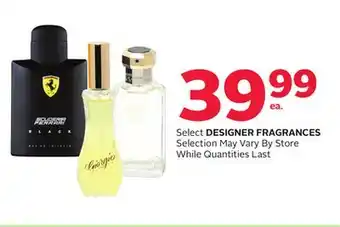 Rexall Select designer fragrances offer