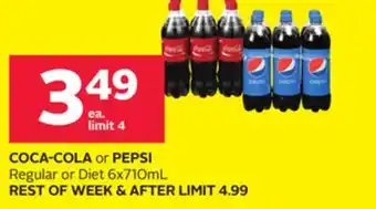 Rexall Coca-cola or pepsi offer