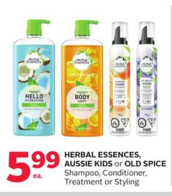 Rexall Herbal essences, aussie kids or old spice offer
